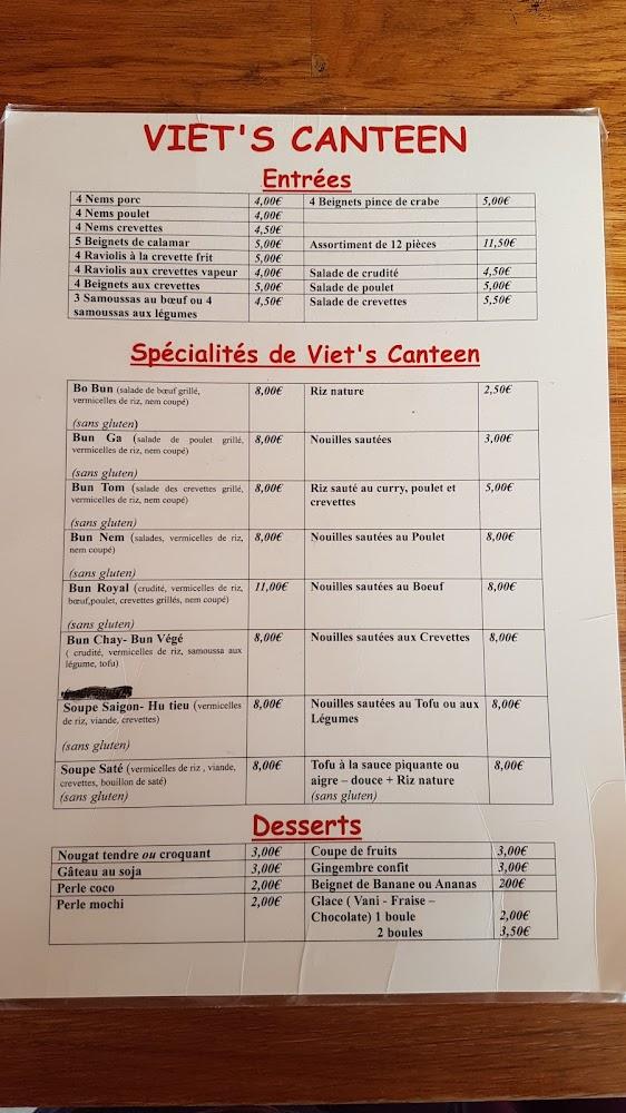 Viêt's Canteen - Menu Image 1